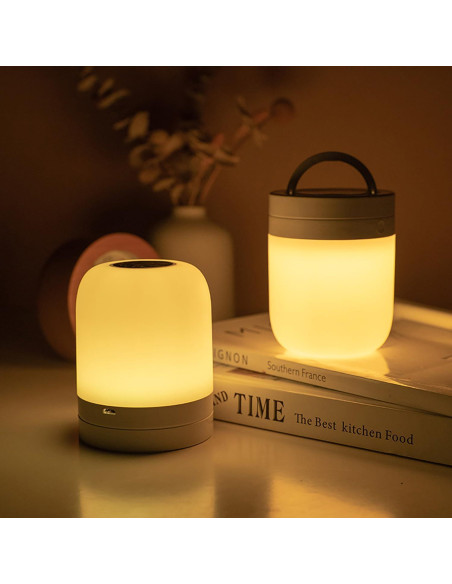 Luz Nocturna LED ELITUN RGB Táctil 13 Colores Regulable