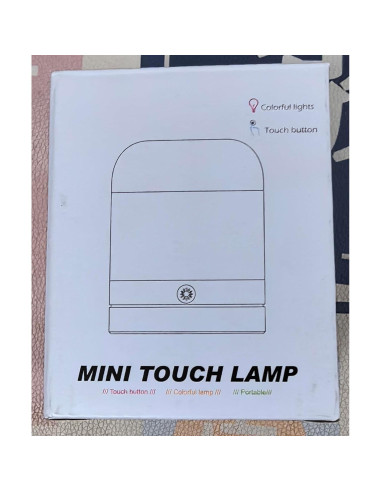 Luz Nocturna LED ELITUN RGB Táctil 13 Colores Regulable