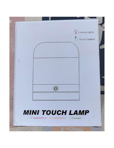 Luz Nocturna LED ELITUN RGB Táctil 13 Colores Regulable