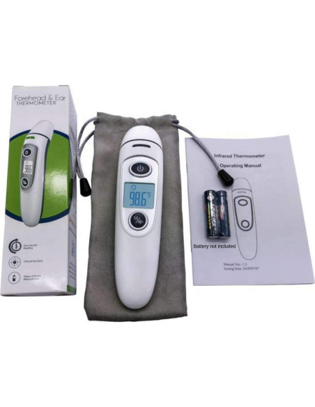 Termómetro Digital Infrarrojo DLW para Bebés y Adultos