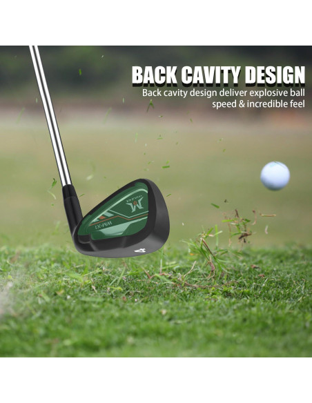 Hierro de Golf MAZEL WM-X1/2 Diestro Acero Inoxidable