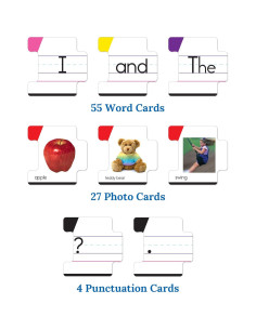 Juego de Construcción de Oraciones Key Education - 86 Tarjetas 2