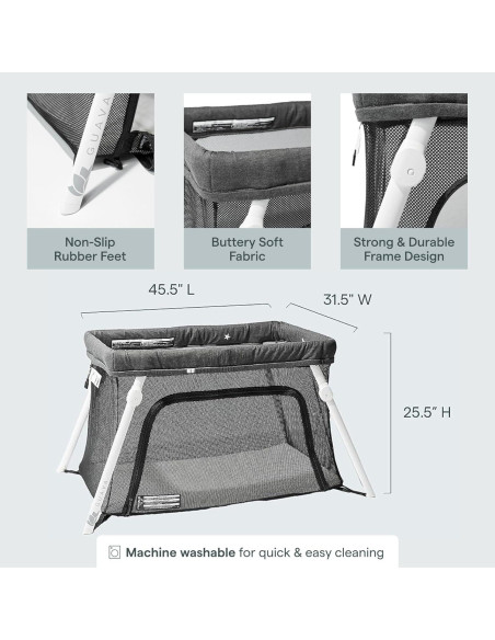 Cuna de Viaje Guava Family Lotus Plegable para Bebés 0-3 Años