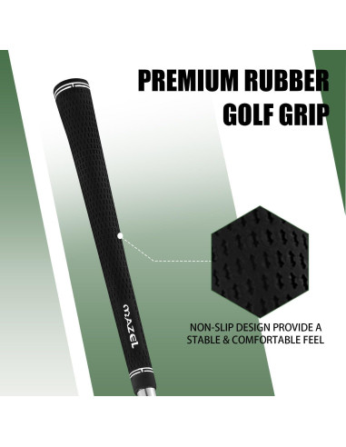 Hierro de Golf MAZEL WM-X1/2 Diestro Acero Inoxidable