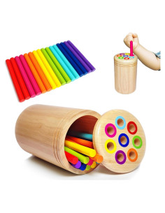 Juguete Montessori de Clasificación de Colores ROISKJANPA 249g