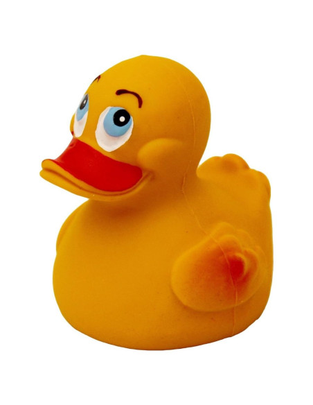 Pato Chirriante Lanco 100% Caucho Natural Ecológico 8cm