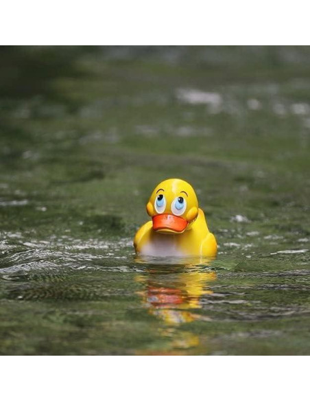 Pato Chirriante Lanco 100% Caucho Natural Ecológico 8cm