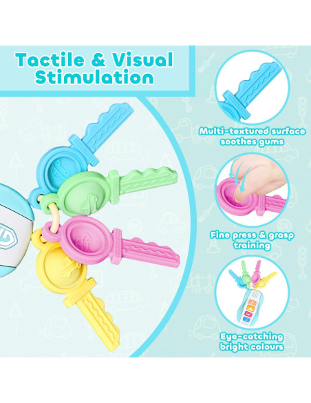 Juguete Musical de Dentición MOMUSE para Bebés 6-12 Meses