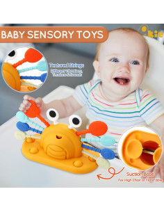 Juguete Montessori Qkie para Bebés 6-12 Meses Silicona 2