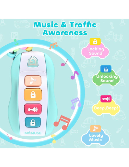 Juguete Musical de Dentición MOMUSE para Bebés 6-12 Meses