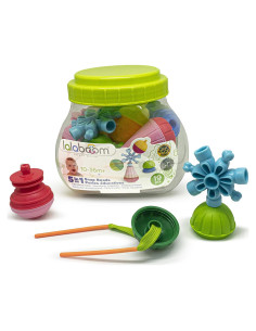 Juego de Cubo Lalaboom - 12 Perlas Educativas para Niños 10 Meses a 3 Años