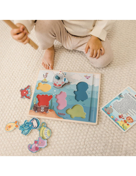 Rompecabezas de pesca de ballena Wilma Bababoo 9 piezas 27.94x22.86cm