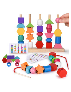 Juego de Secuenciación de Cuentas Montessori SAMMAS - 25 Piezas