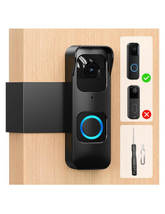 Soporte Anti-Robo para Timbre Blink 1ra Gen - Instalación Sin Perforación - Negro