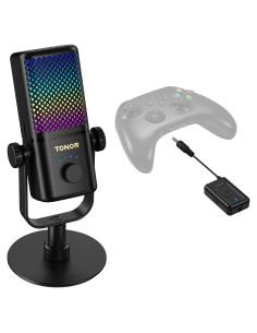 Micrófono Inalámbrico TONOR TCX3 Flow RGB para Juegos