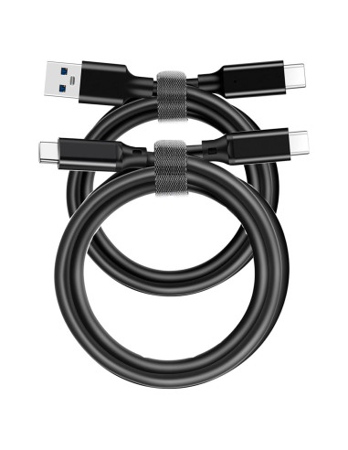 Cable USB C a USB A y C 3.2 Gen 2 Samsung - Paquete de 2