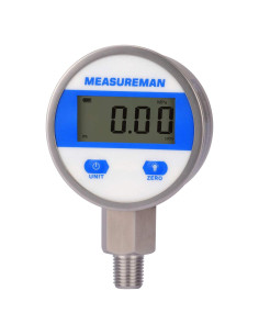 Manómetro Digital Industrial MEASUREMAN 2.5" 0-60psi 1%
