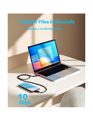 Cable USB C a USB A y C 3.2 Gen 2 Samsung - Paquete de 2