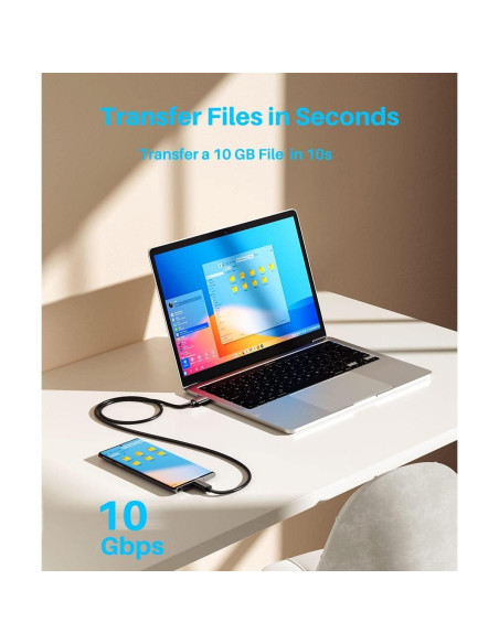 Cable USB C a USB A y C 3.2 Gen 2 Samsung - Paquete de 2