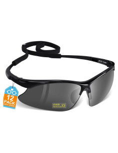 Paquete de 12 Gafas de Seguridad Antivaho OXG - Protección UV400
