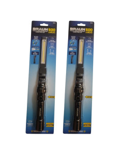 Luz de Trabajo LED 500 Lúmenes HFT Recargable Magnética - 2 Unidades