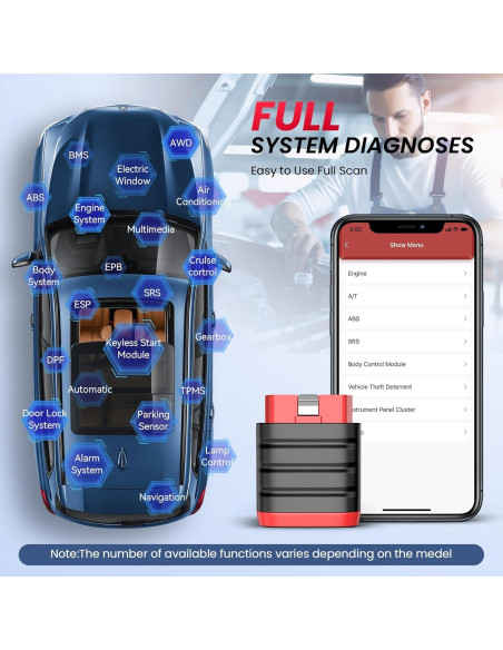 Escáner OBD2 Bluetooth Thinkcar Thinkdiag Mini - Diagnóstico Completo