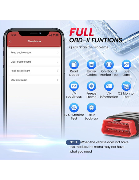 Escáner OBD2 Bluetooth Thinkcar Thinkdiag Mini - Diagnóstico Completo
