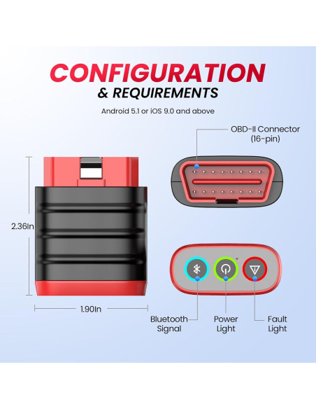 Escáner OBD2 Bluetooth Thinkcar Thinkdiag Mini - Diagnóstico Completo
