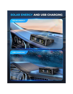 Sistema TPMS Fvtga T12 Monitoreo de Presión Neumáticos Solar 2