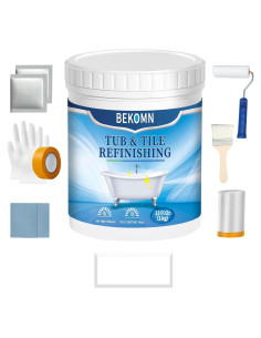 Kit de Reacabado de Pintura BEKOMN 975ml Blanco Bajo Olor