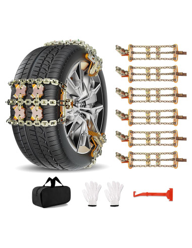 Cadenas Antideslizantes JONHWI JHTSC para Neumáticos 225-305 mm