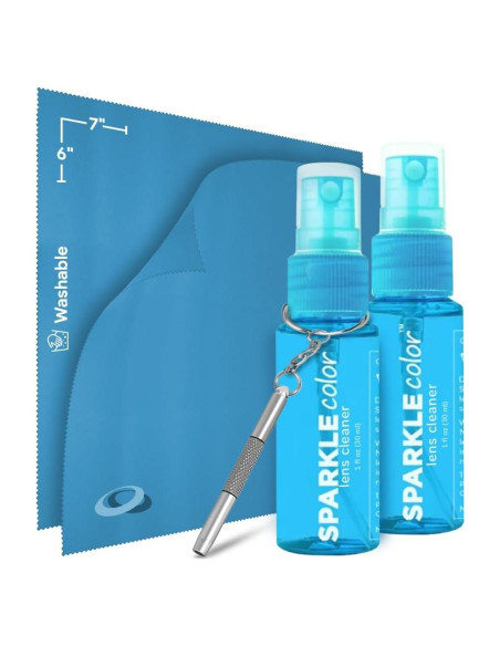 Kit de Limpieza de Gafas OPTIPAK - 2 Spray 30ml + 2 Paños