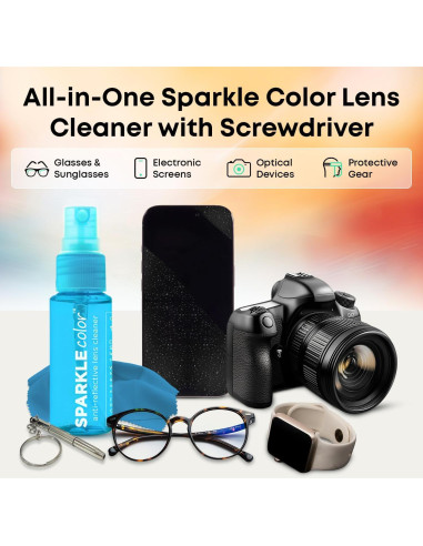 Kit de Limpieza de Gafas OPTIPAK - 2 Spray 30ml + 2 Paños