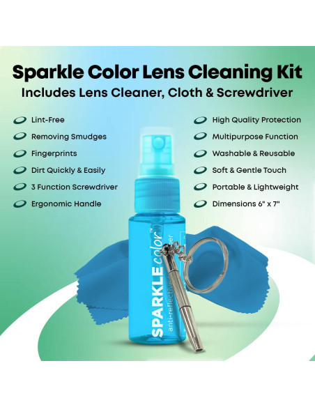 Kit de Limpieza de Gafas OPTIPAK - 2 Spray 30ml + 2 Paños