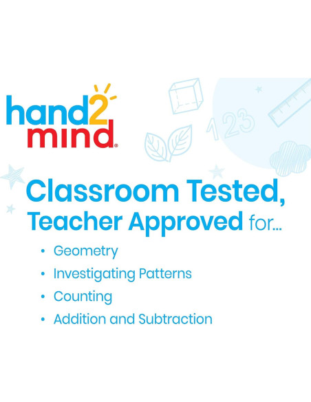 Bloques de Madera Hand2mind - Cubos de Conteo 100 Piezas 2.54 cm