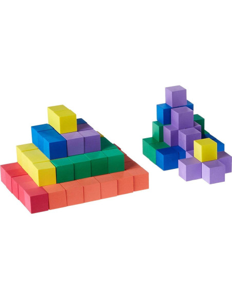 Bloques de Madera Hand2mind - Cubos de Conteo 100 Piezas 2.54 cm