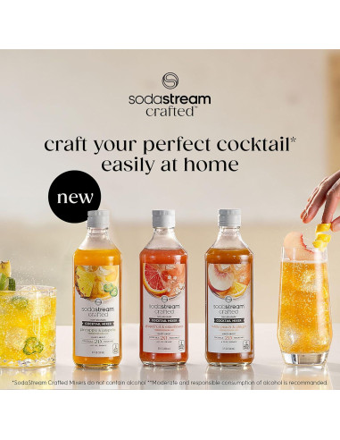 Mezclas de Cócteles SodaStream Pomelo y Flor de Saco 3 Pack