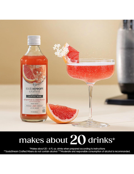 Mezclas de Cócteles SodaStream Pomelo y Flor de Saco 3 Pack