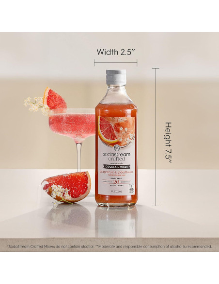 Mezclas de Cócteles SodaStream Pomelo y Flor de Saco 3 Pack