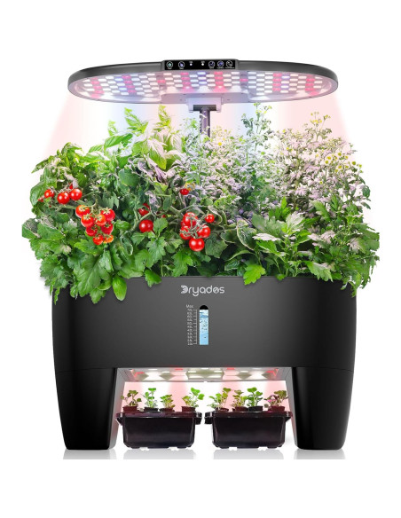 Kit de Cultivo Hidropónico Dryades 16 Cápsulas 7L LED 24W Kit de Cultivo Hidropónico Dryades 16 Cápsulas 7L LED 24W
