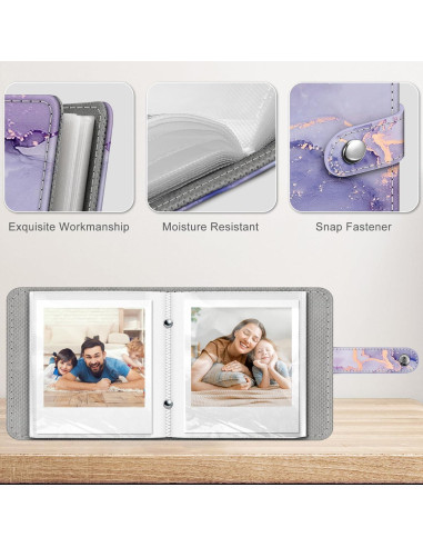 Álbum de fotos Fintie para Polaroid y Fujifilm - 52 bolsillos