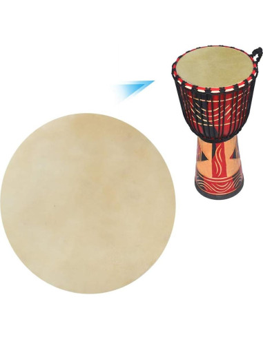 Cabeza de Tambor de Cuero de Búfalo Bnineteenteam 30 cm 2 Pcs
