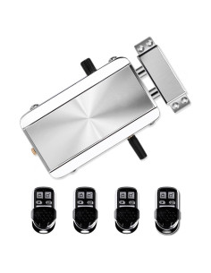 Cerradura Electrónica Inteligente Faddare con Control Remoto Plata