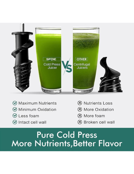 Exprimidor SIFENE JS3105 Doble Boca 3" Anti-Obstrucción