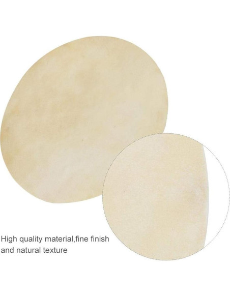 Cabeza de Tambor de Cuero de Búfalo Bnineteenteam 30 cm 2 Pcs