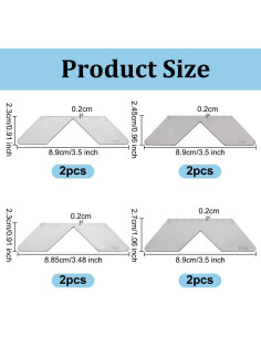 Juego de 8 Herramientas de Corte de Esquina OLYCRAFT 2-10mm 2