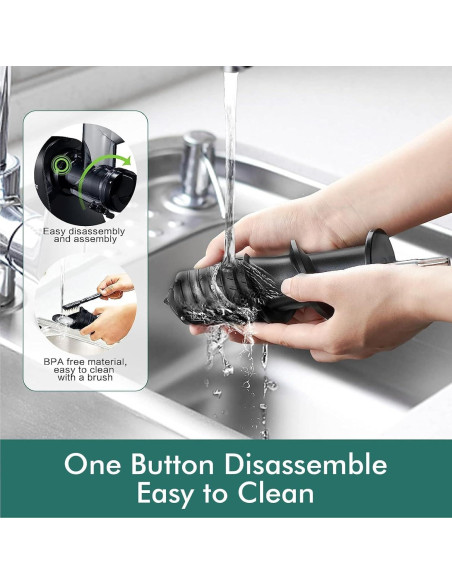 Exprimidor SIFENE JS3105 Doble Boca 3" Anti-Obstrucción