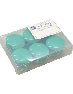 Botones Magnéticos Magx MFCB-30-12P-G Verde 30 mm Paquete 12 2