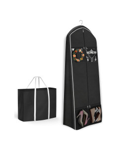 Bolsa de Vestido de Novia KEETDY 178 cm con Bolsa de Mano