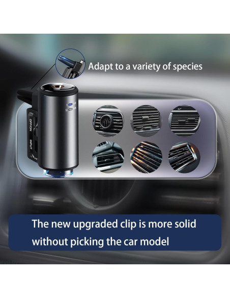 Difusor de Aroma para Coche Genérico Inteligente USB-C Difusor de Aroma para Coche Genérico Inteligente USB-C